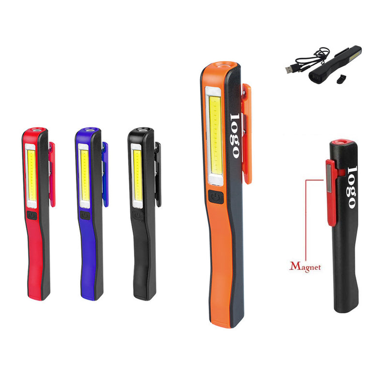Rechargeable LED Work Light with Magnetic Clip