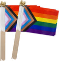 4X6 Inch Custom Hand Held Small American Stick Flag