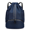 Soccer Drawstring Backpack With Separate Shoe Compartment