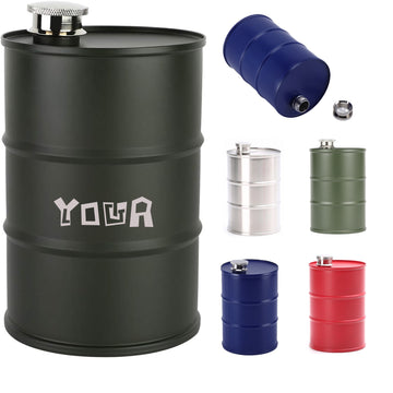 Beer Barrel Wine Flask