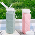 20.7 Oz Collapsible Water Bottles With Straw