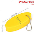 Oval Floating Keychain
