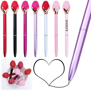 Rose Shaped Twist Ballpoint Pen