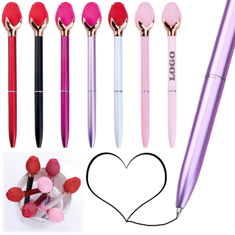 Rose Shaped Twist Ballpoint Pen