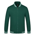 Solid Color Baseball Jacket