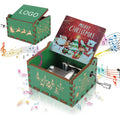 Wooden Merry Christmas Music Box