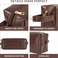 Genuine Leather Toiletry Bag