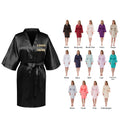 Women's  Short Satin Robes