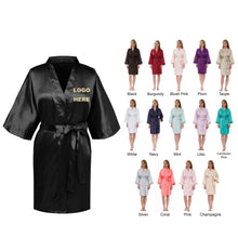 Women's  Short Satin Robes