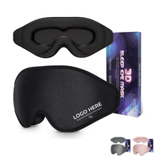 3D Sleep Mask Light Blocking Eye Cover With Adjustable Strap