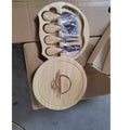 5-Piece Wood Cheese Board Set