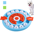Pizza Pan Shaped Interactive Dog Puzzle Toy