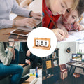 Wooden Flip Page Calendar