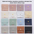Snap Button Leather Jewellery Bag