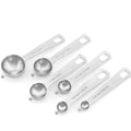 6 Piece Stainless Steel Measuring Spoons Cup Set