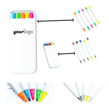 5-in-1 Highlighter Ballpoint Pen and Pencil Set