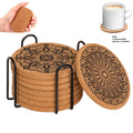 4" Round Cork Coaster