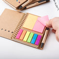 Spiral Sticky Notes Notebook With Pen