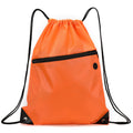 Oxford Cloth Drawstring Shoulder Bag With Drawstring Pocket