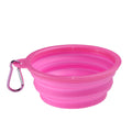 12Oz Custom Multi-Color Collapsible Pet Bowl With Keychain