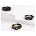 Stainless Steel Bracelet Cross Woven Bracelet