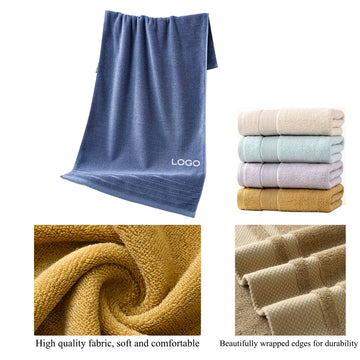 Pure Cotton Thick Soft Absorbent Combed Bath Towel For Kids