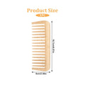 Bamboo Hair Comb With Wide Teeth