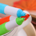Mini Capsule Shape Stretchy Ball Pen With Cute Cartoon Emoji