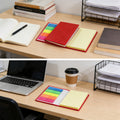 Lightweight Hardcover Sticky Note Book With Page Markers