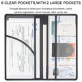 Leather Car Registration And Insurance Holder