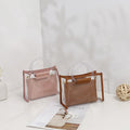Clear Crossbody Bag with Removable Wristlet Pouch/ Tote Bag