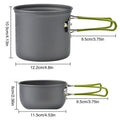 Portable Stackable Camping Cookware Set