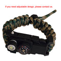 11 in 1 Survival Paracord Bracelet With LED Light