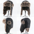 Warm Ear Flaps Winter Trapper Cap Trooper Aviator Hats