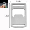 Stainless Steel Card Bottle Opener