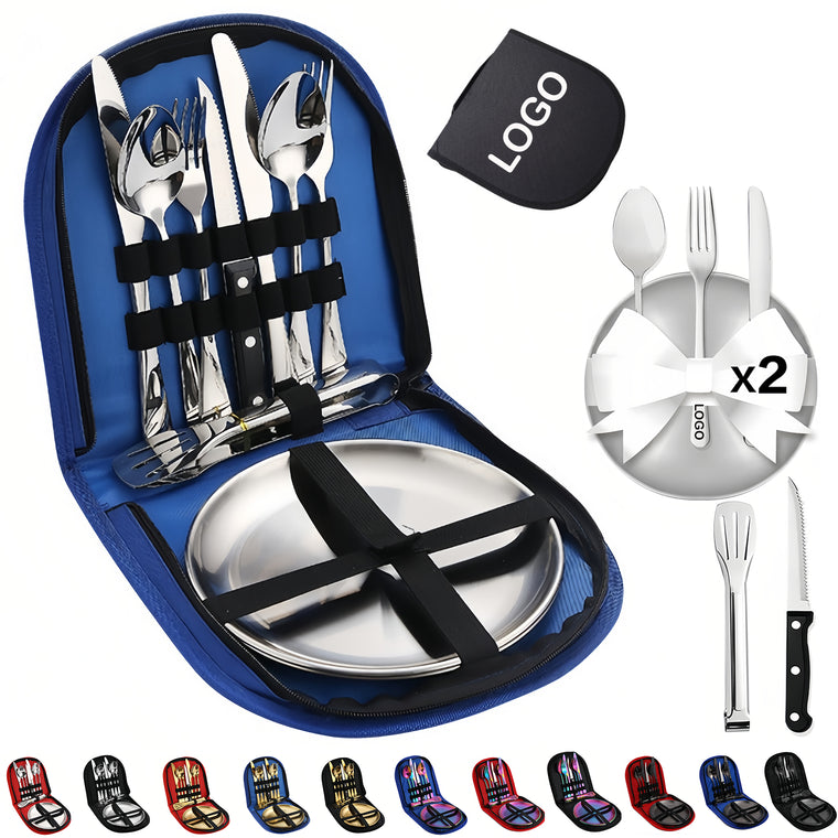 10 In 1 Outdoor Camping Silverware Set