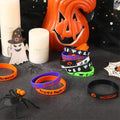 Debossed Color Ink Filled Silicone Wristbands