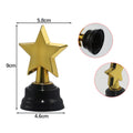 Mini Gold Plastic Star Shaped Trophy Award For Kids Teacher