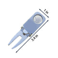 Magnetic Golf Divot Repair Tool w/Ball Marker & Cigar Holder