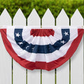 Us Fan-Shaped Bunting Flag