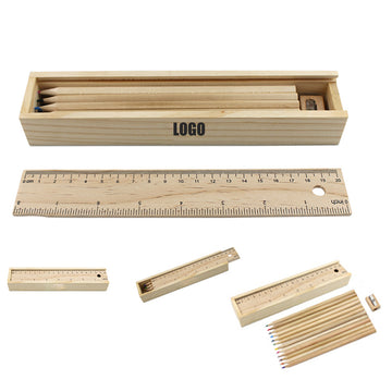 12 Color Wooden Pencil Set