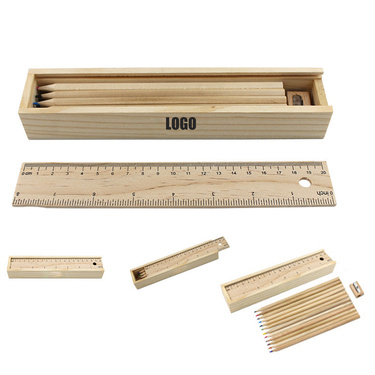 12 Color Wooden Pencil Set
