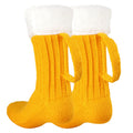 Beer Mug Slipper Socks With Handle