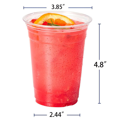 16 oz Clear Plastic Cups