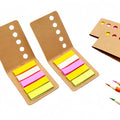 Kraft Paper Colorful Strips Combo Sticky Notes