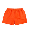 Summer Solid Color Elastic Quick Dry Lightweight Beach Short