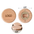 Wooden Bottle Opener Magnetic Fridge Magnet