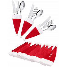 Mini Christmas Santa Hat Cutlery Set Holders