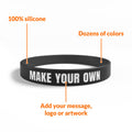 Classic Silicone Wristband (1/2" Wide)
