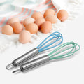 6-Inch Stainless Steel Mini Manual Egg Whisk